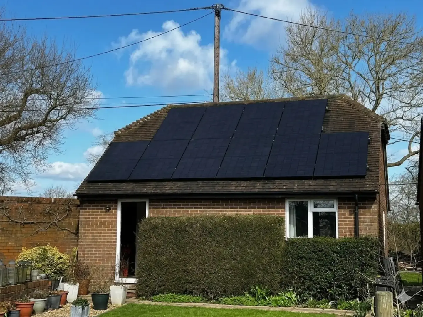 Solar Panel Installation on Garage & Garden Outbuilding