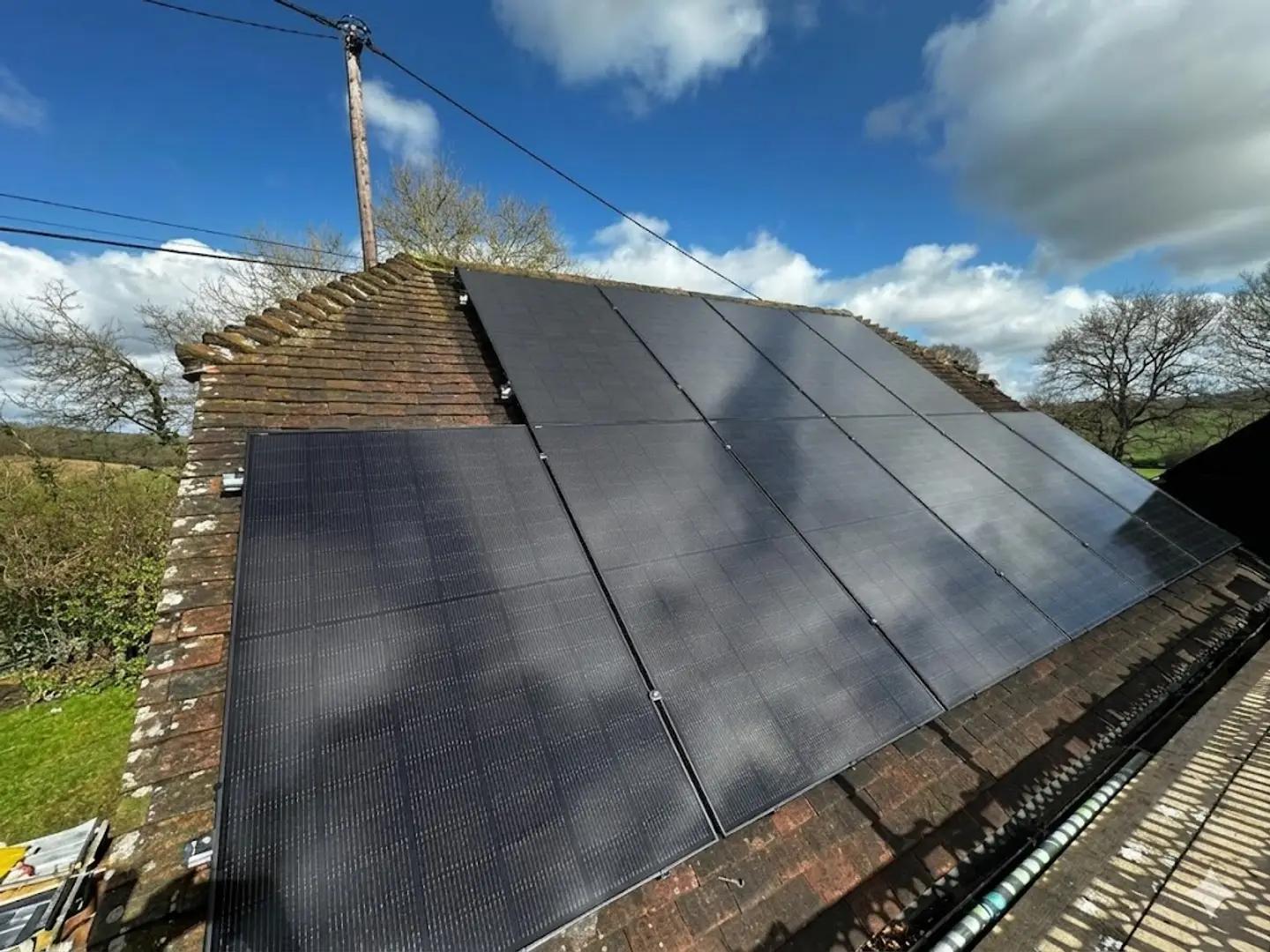 Solar Panel Installation on Garage & Garden Outbuilding